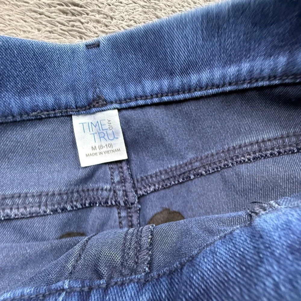 Time And Tru Core Jegging NWT Indigo Blue Womens M Skinny Pull On Stretch Denim